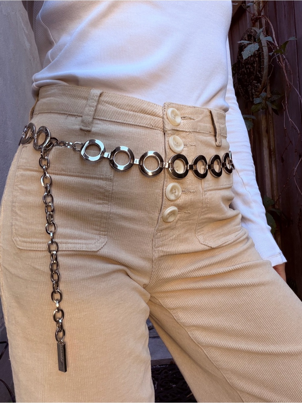 Vintage Y2K Calvin Klein chain belt - small/medium